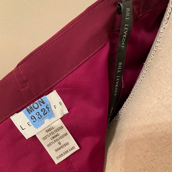 Bill Levkoff Magenta Gown - Picture 6 of 6